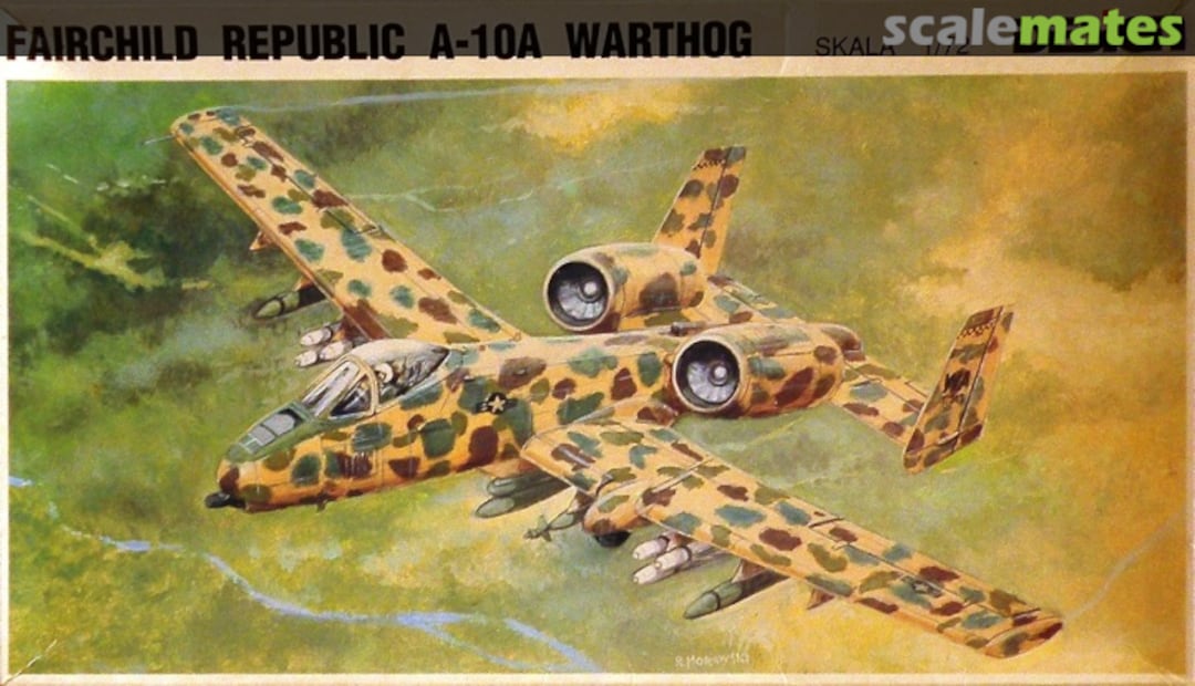 Boxart Fairchild Republic A-10A Warthog 7206 Design