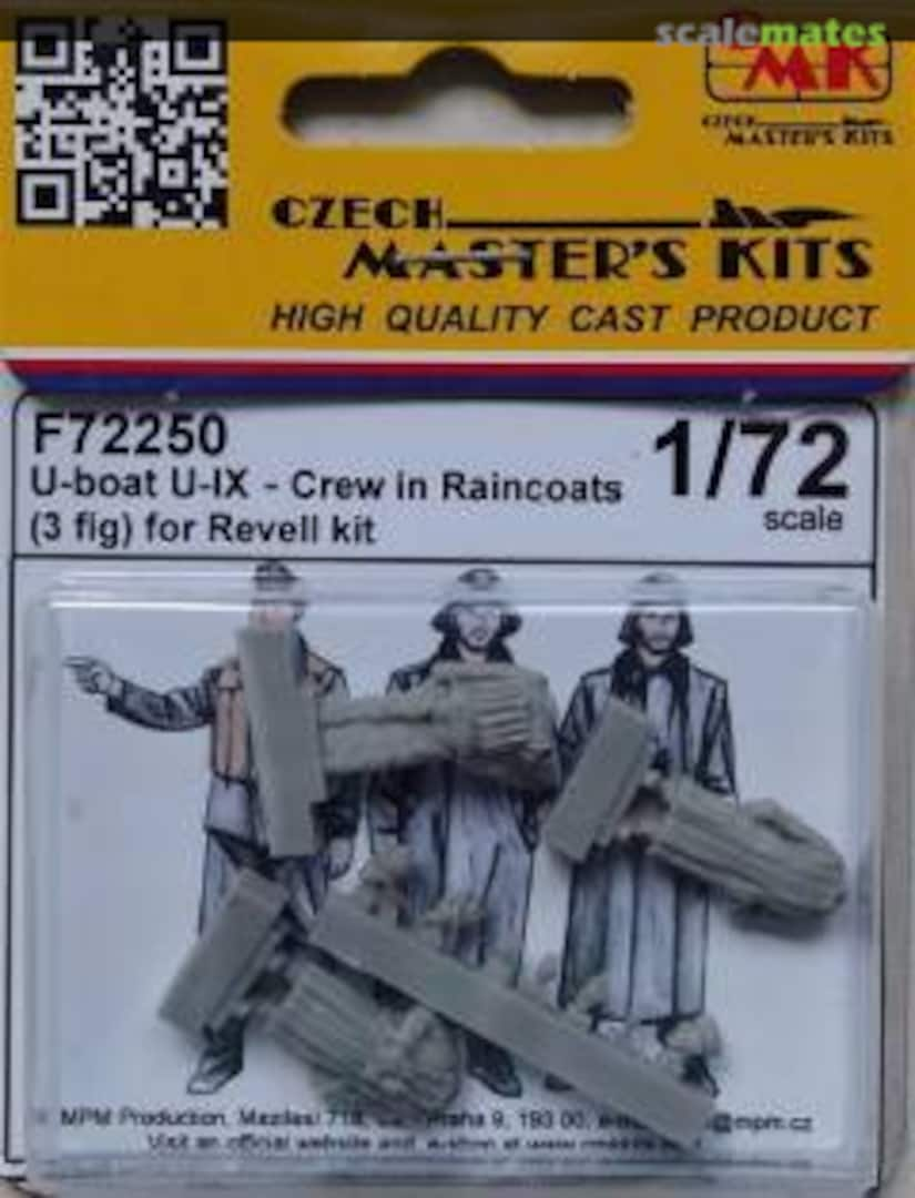 Boxart U-Boat U-IX Crew with Raincoats F72250 CMK