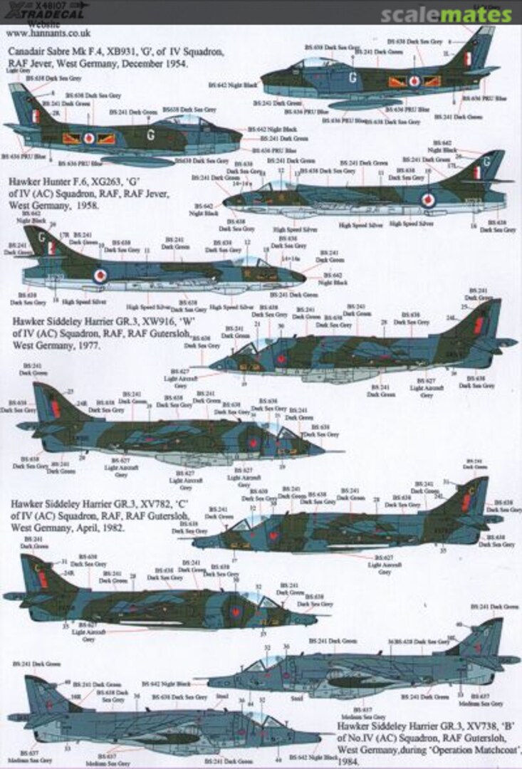 Boxart RFC/RAF 100 Years of 4 Sqn Pt 2 X48-107 Xtradecal