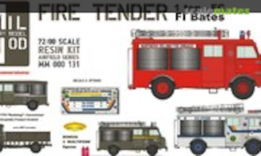 1:76 1 ton Fire Tender, Forward Control (FC), FI Bates (Mil Mod MM 000 131)