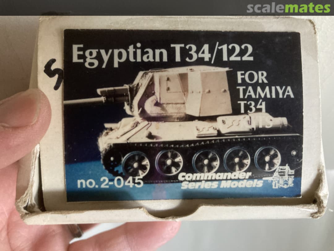 Boxart Egyptian T34/122 2-045 Commander Series Models