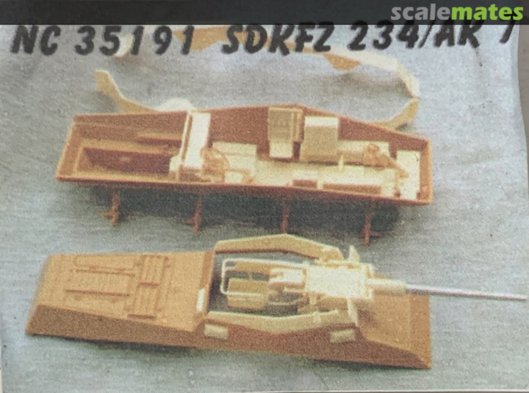 Boxart SdKfz 234/4 AK7B (Aufklaererkanone 7 B), 75mm (project)' NC35191 New Connection Models