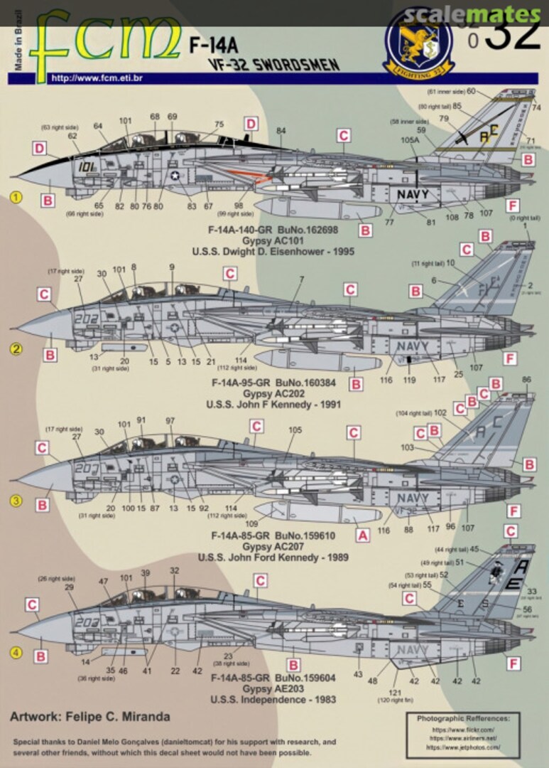 Boxart F-14A Tomcat 32-032 FCM