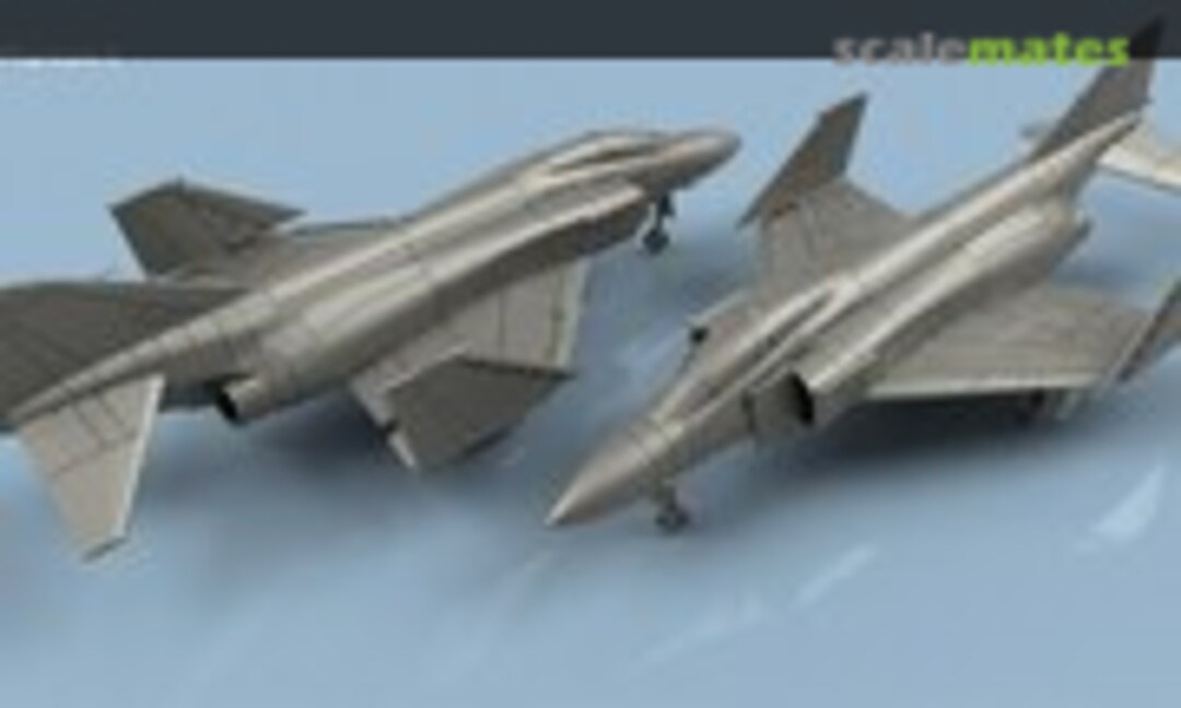 1:700 F-4 S Phantom II wings folded (5 planes) (L'Arsenal 3D700165)