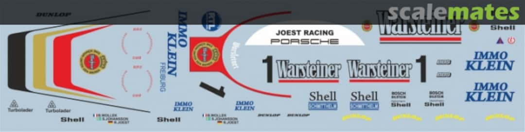 Boxart PORSCHE 956 WARSTEINER 1983 - ZOLDER  Miniprints 