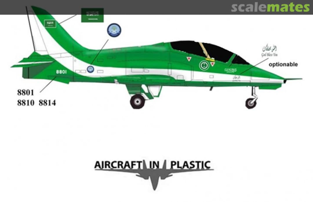 Boxart Hawk Mk.65 - Saudi Hawks aerobatic team AIPD-08 Aircraft in Plastic