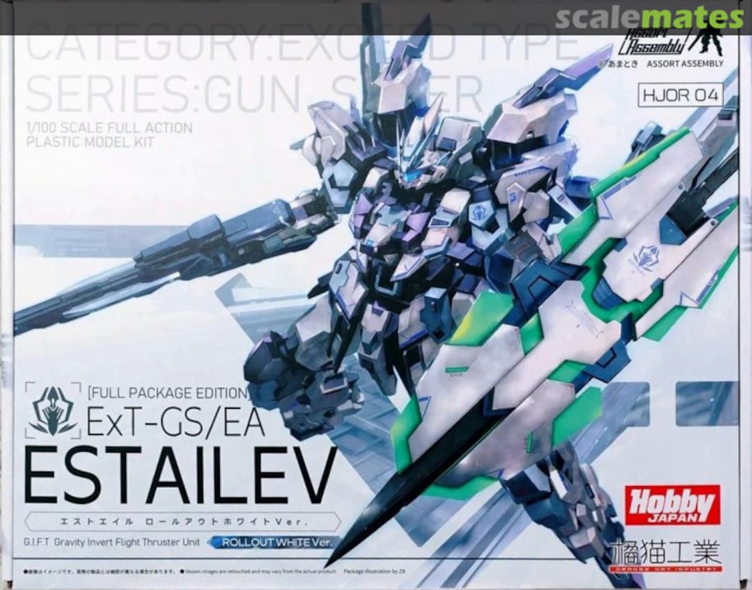 Boxart ExT-GS/EA Estailev [Full Package Edition] Rollout White Ver. HJOR04 Hobby Japan