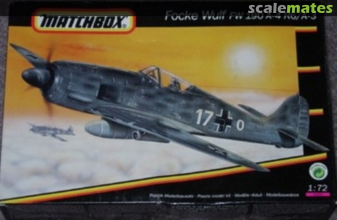 Boxart Focke Wulf FW190 A-4 R6/A-3 40051 Matchbox