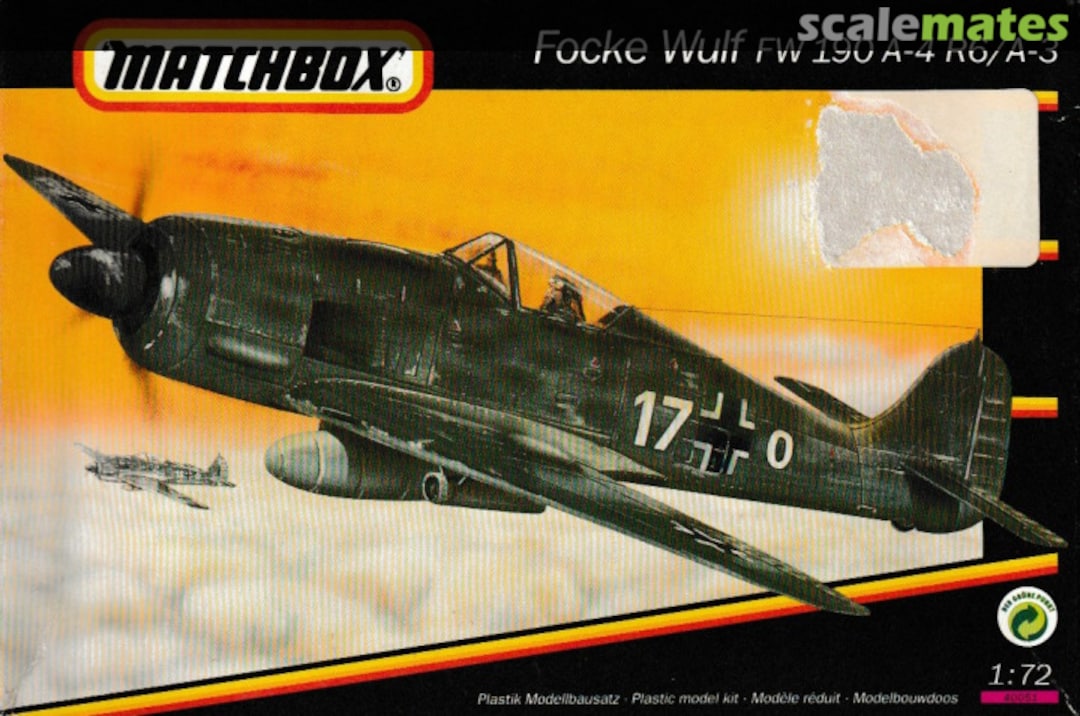 Boxart Focke Wulf Fw 190 A-4 R6/A-3 40051 Matchbox