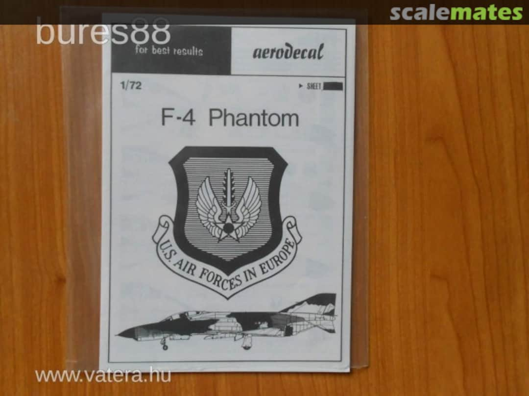 Boxart F-4 Phantom II: USAFE 25A Aerodecal