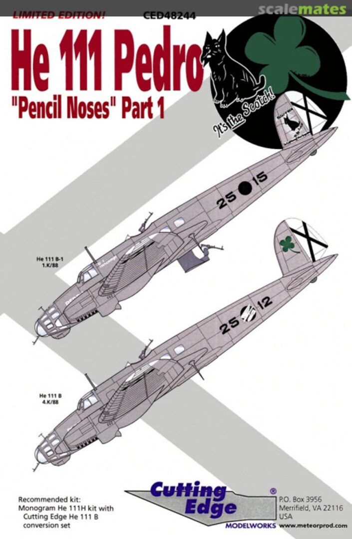 Boxart He 111 Pedro CED48244 Cutting Edge Modelworks