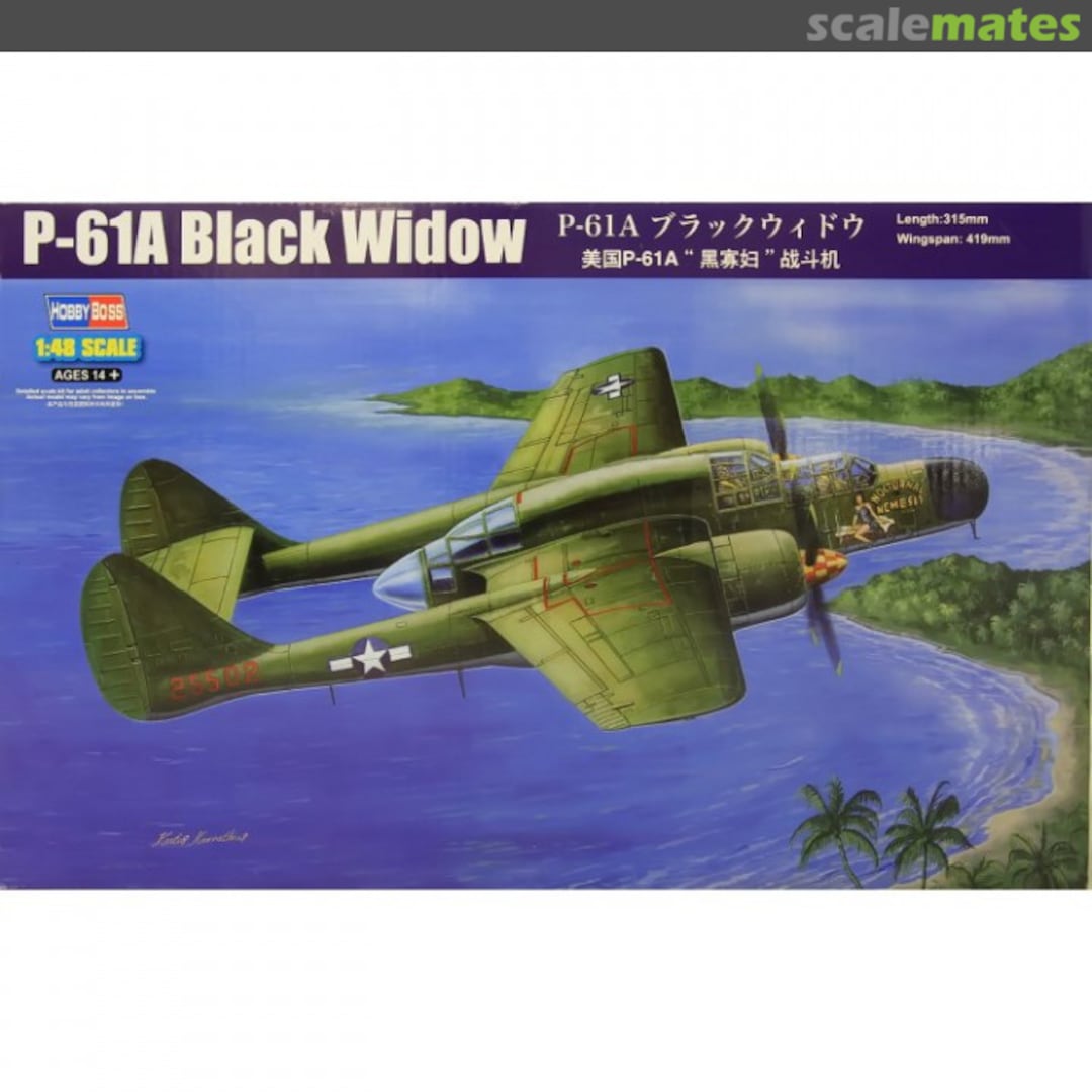 Boxart P-61A Black Widow 81730 HobbyBoss