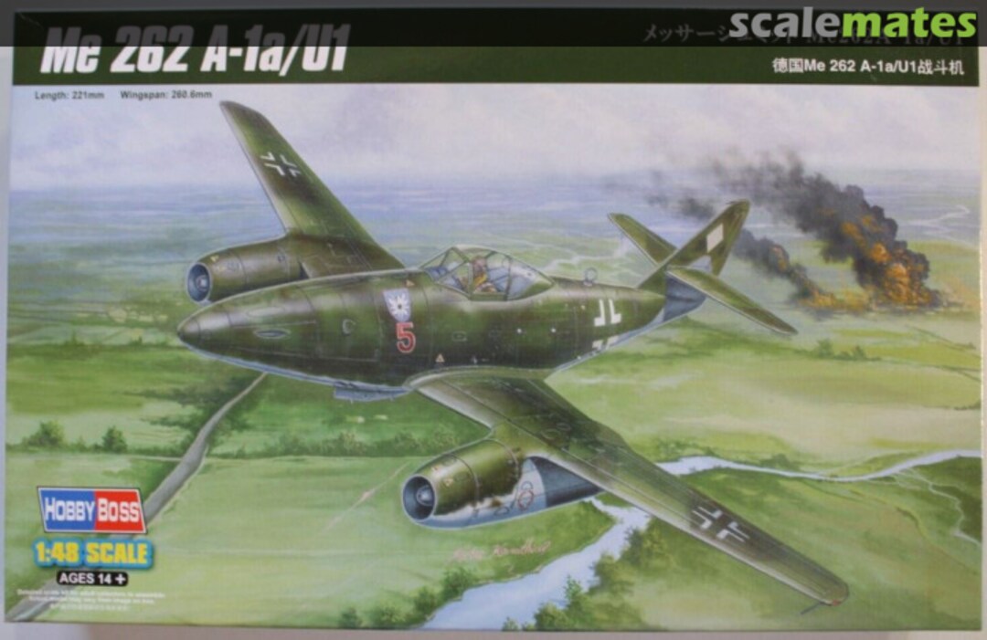 Boxart Me 262 A-1a/U1 80370 HobbyBoss