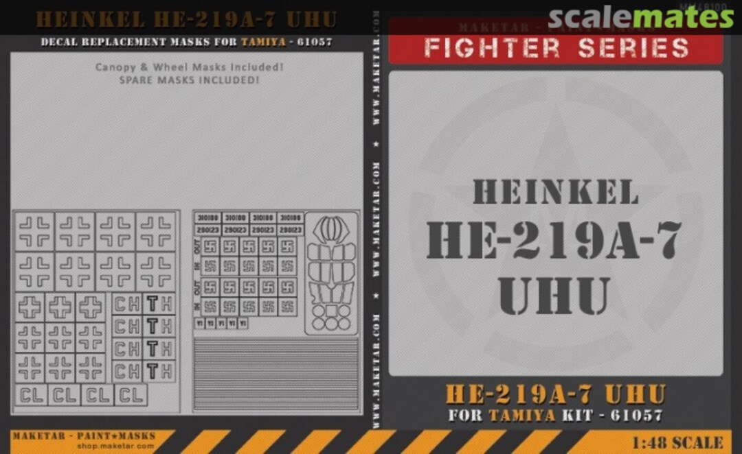 Boxart Heinkel He-219A-7 UHU MM48100K Maketar