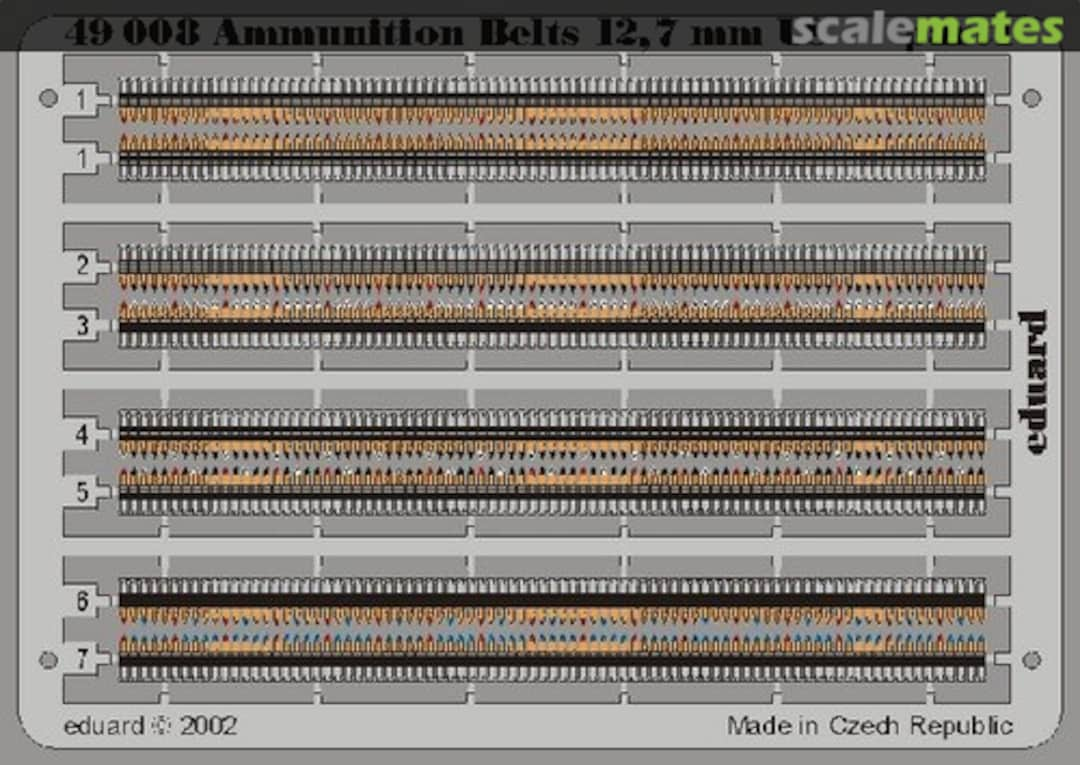 Boxart Ammunition Belts 12,7mm 49008 Eduard