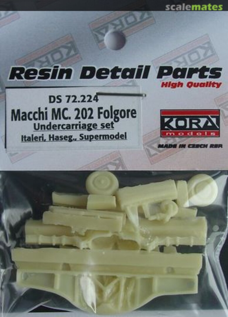 Boxart Macchi MC. 202 Folgore DS72224 Kora Models