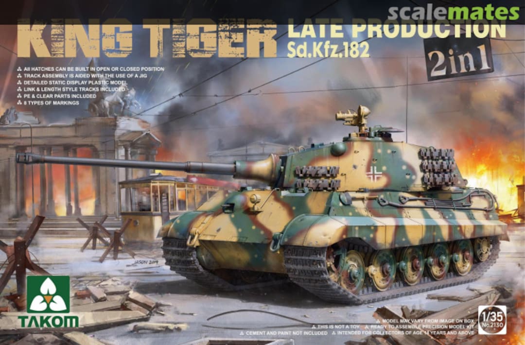 Boxart King Tiger 2130 Takom