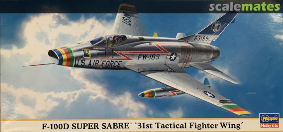 Boxart F-100D Super Sabre `31st Tactical Fighter Wing´ 00682 Hasegawa