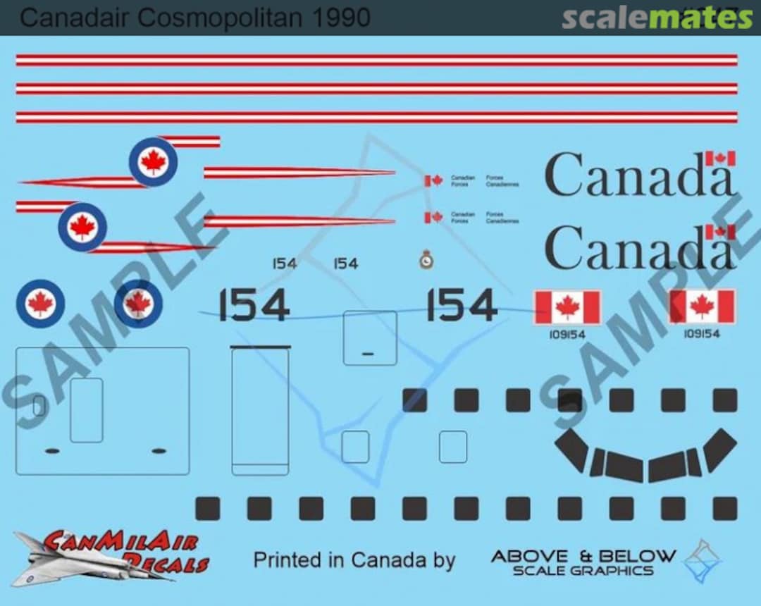 Boxart Canadair CC-109 Cosmopolitan 047 Above & Below Graphics