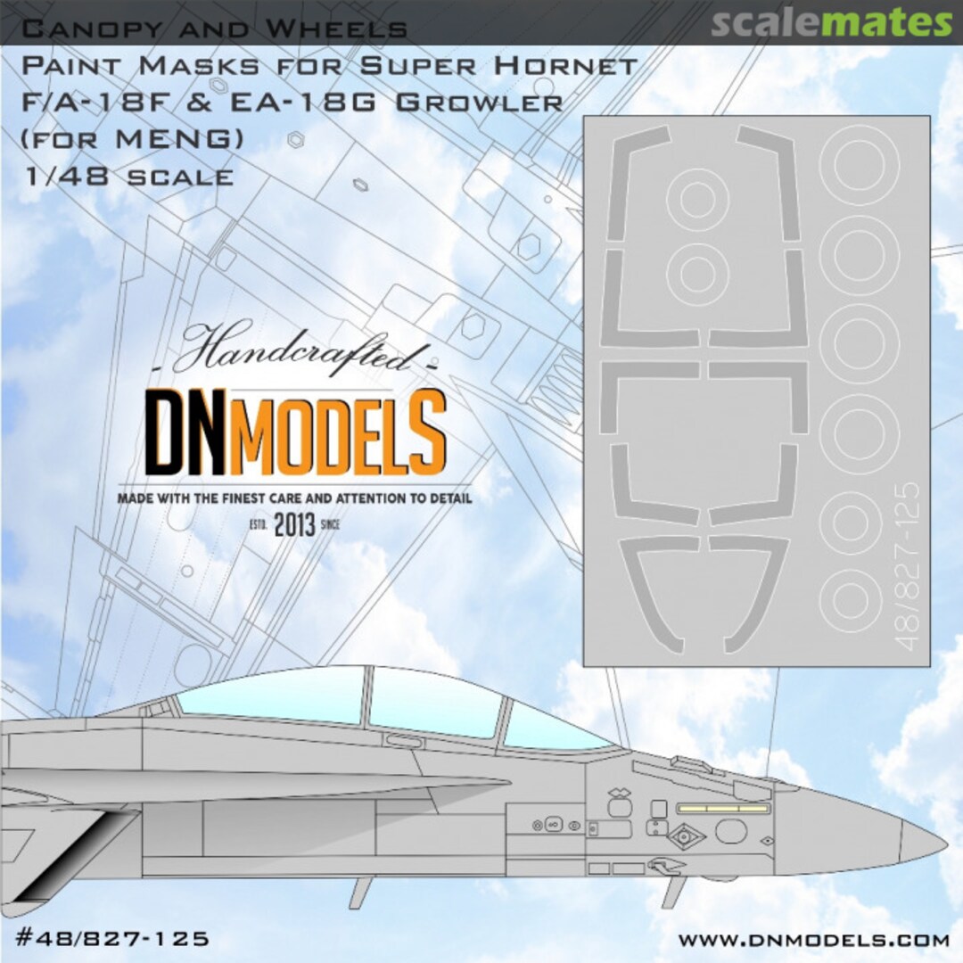 Boxart F/A-18F Super Hornet & EA-18G Growler 48/827-125 DN Models