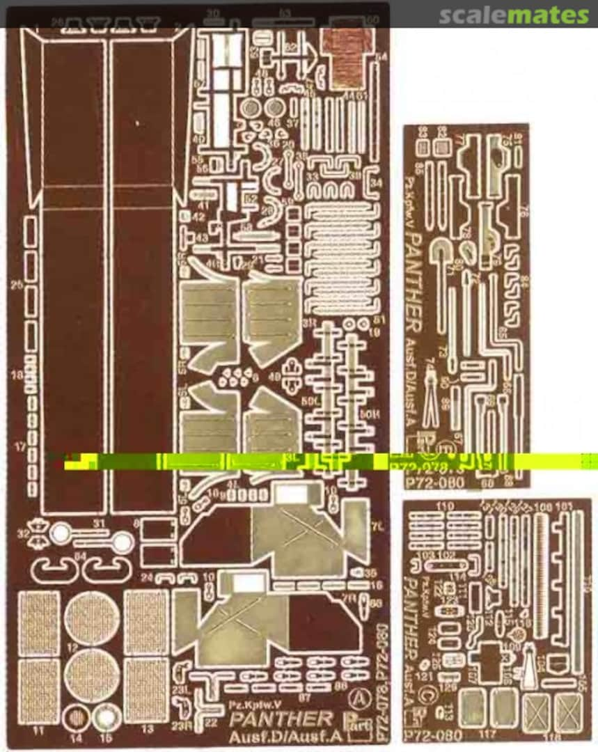 Boxart Panther Ausf. A P72-080 Part