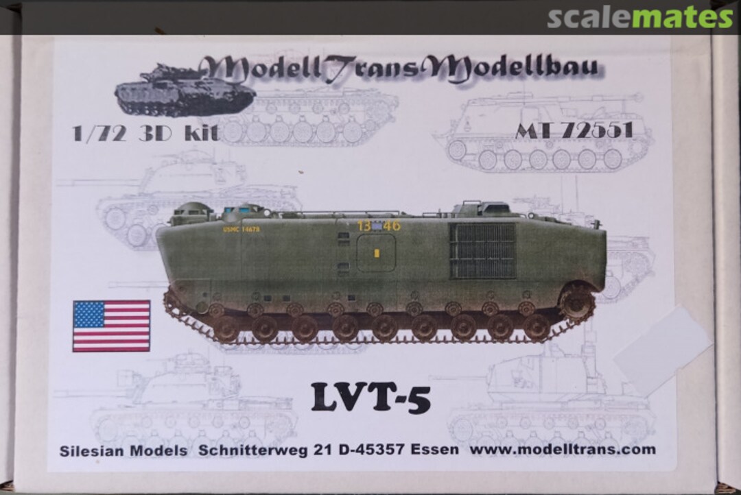 Boxart LVT-5 MT72551 Modell Trans Modellbau