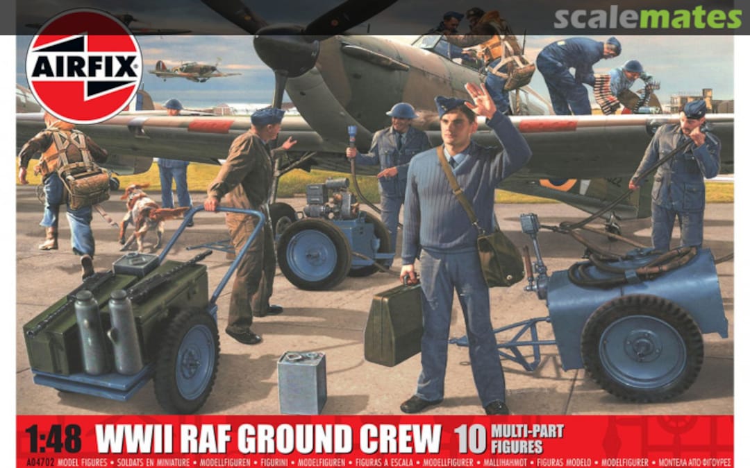 Boxart WWII RAF Ground Crew A04702 Airfix