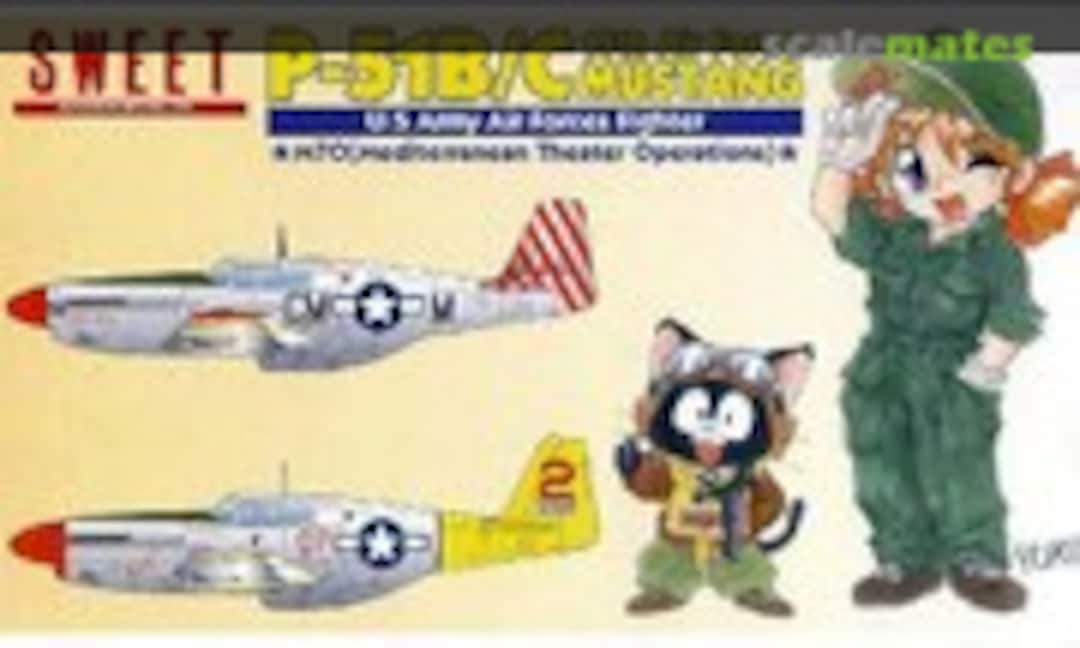 1:144 P-51 B/C 15th Air Force Mustang (Sweet 14118)