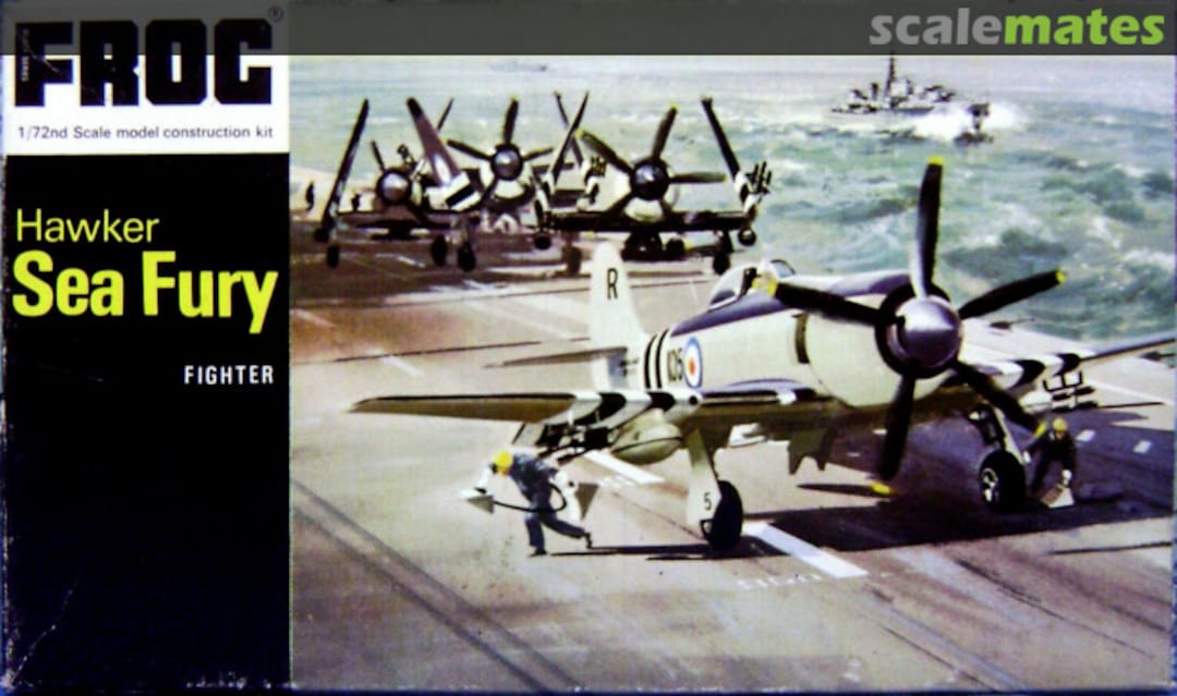 Boxart Hawker Sea Fury Fighter F154 FROG