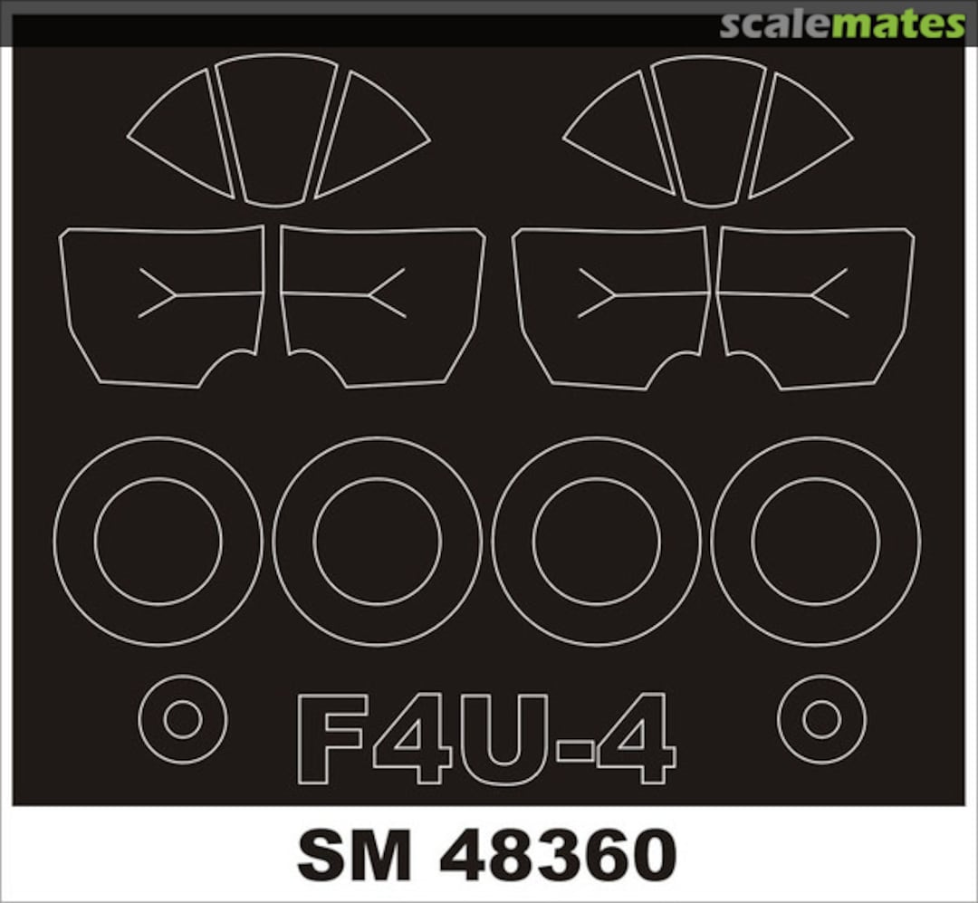 Boxart Vought F4U-4 Corsair SM48360 Montex