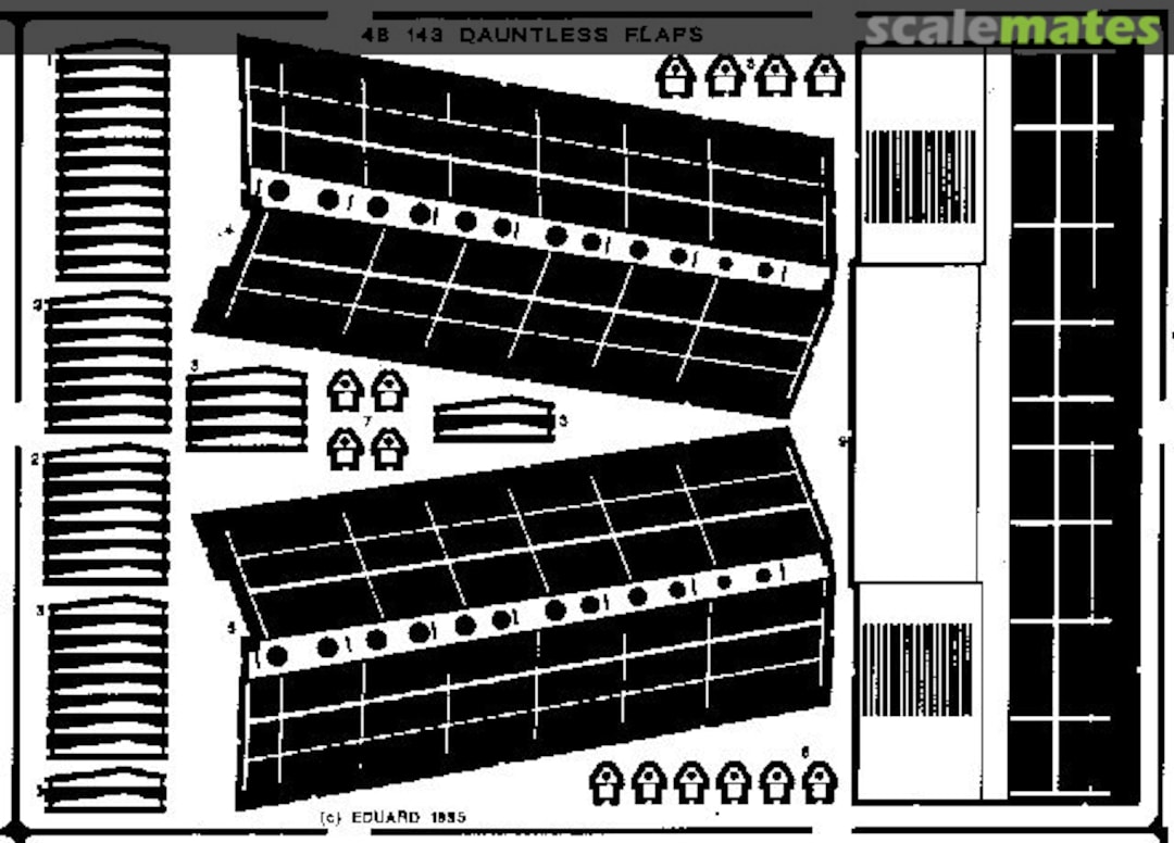 Boxart Dauntless Flaps 48143 Eduard