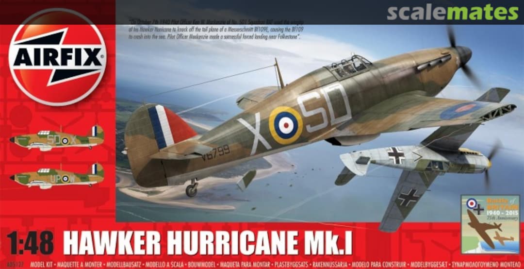 Boxart Hawker Hurricane Mk.I A05127 Airfix