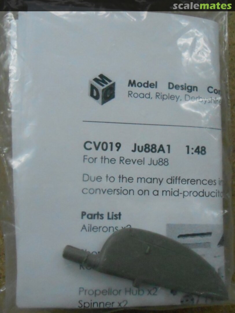 Boxart Junker 88A1 Conversion CV019 Model Design Construction