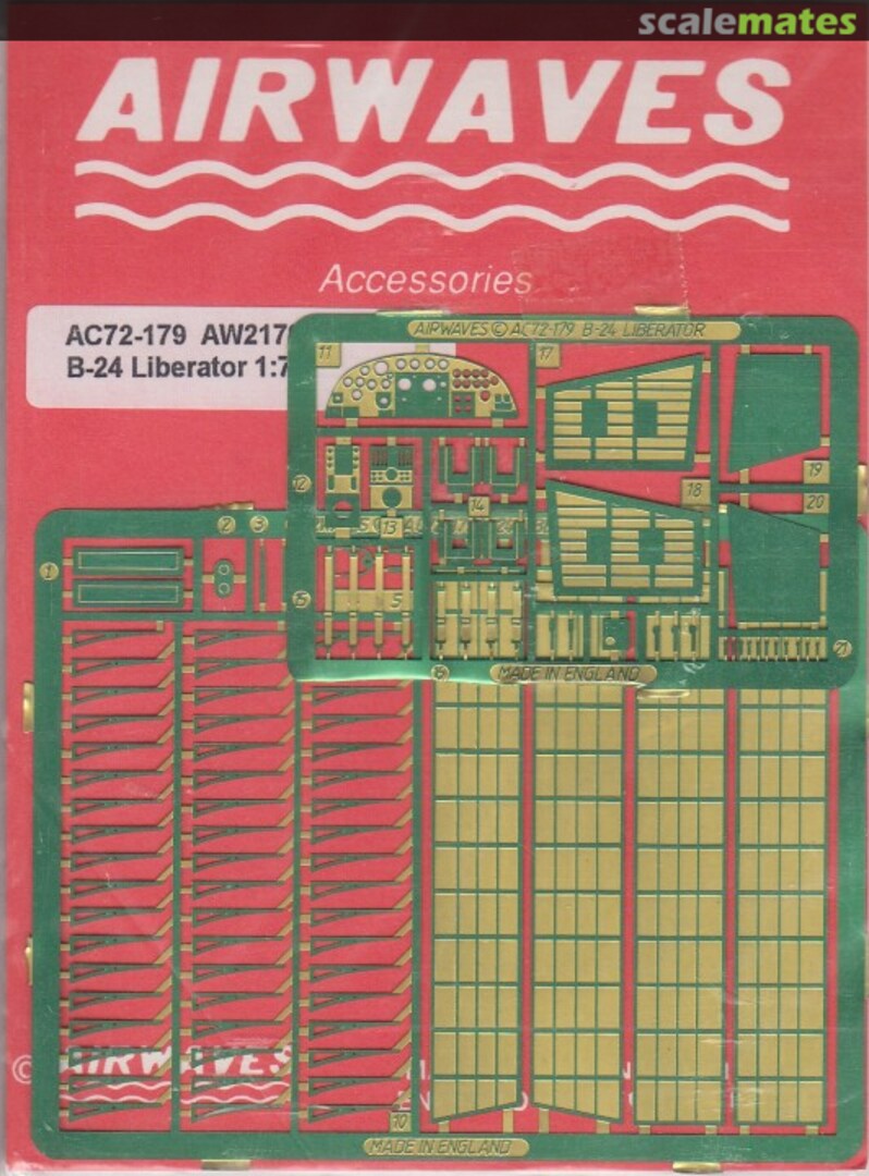 Boxart B-24 Liberator - detail set AEC72179 Airwaves