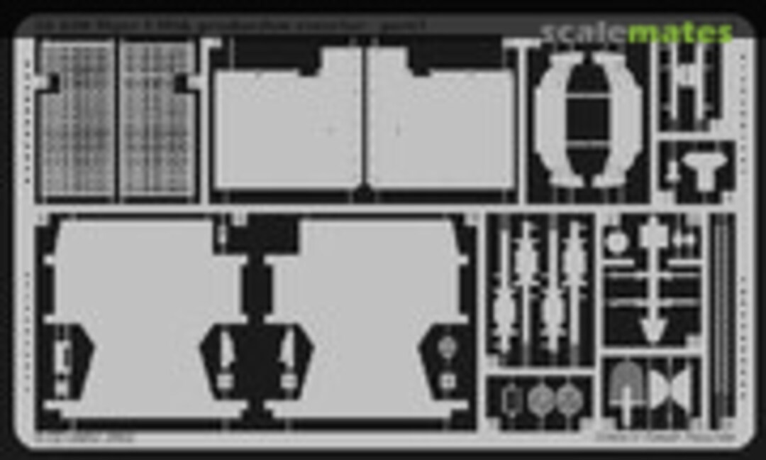 1:35 Tiger I Mid. Prod. exterior (Eduard 35520)