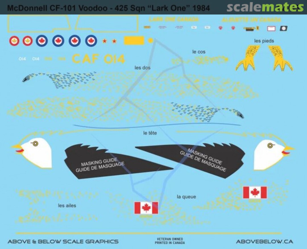 Boxart McDonnell CF-101 Voodoo 2055 Above & Below Graphics