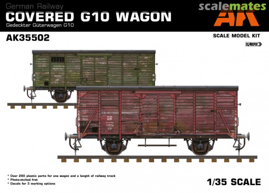 Boxart Covered G10 Wagon AK35502 AK Interactive