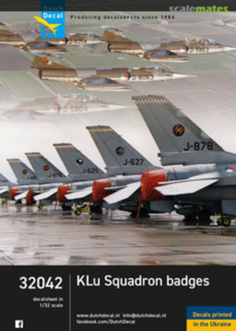 Boxart KLu squadron Badges 32042 Dutch Decal