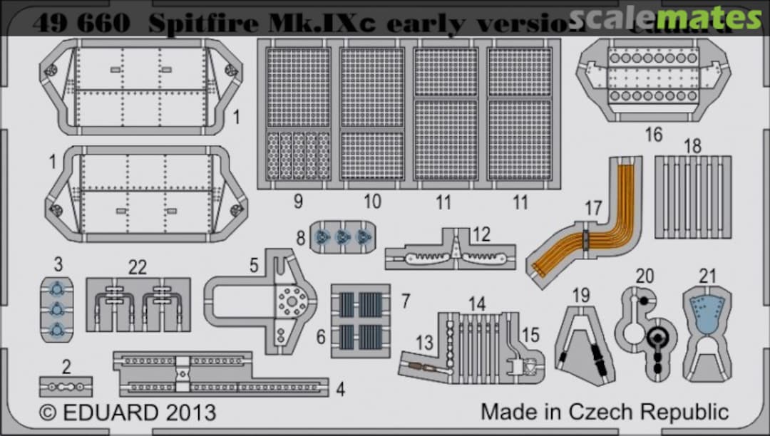 Boxart Spitfire Mk.IXc early version 49660 Eduard