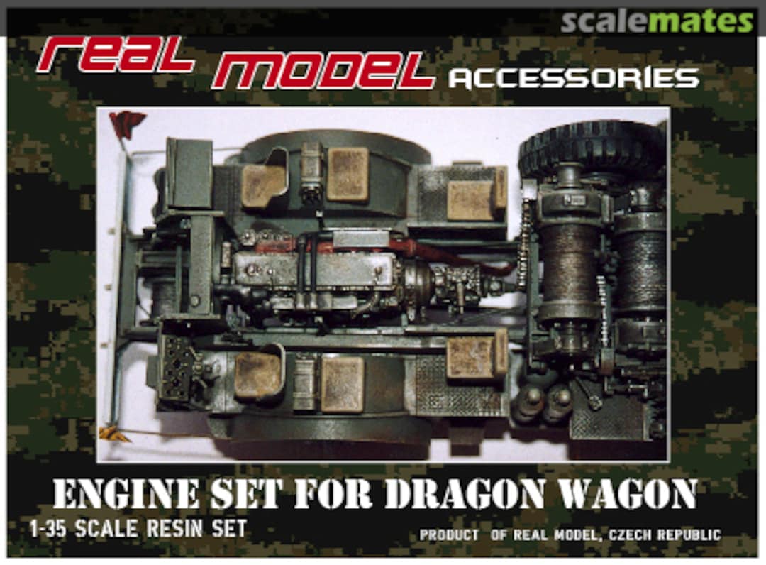 Boxart Engine Set For Dragon Wagon RMA 35031 Real Model