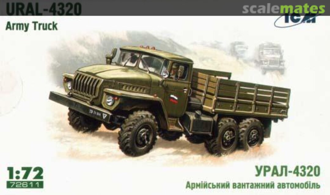 Boxart URAL-4320 72611 ICM