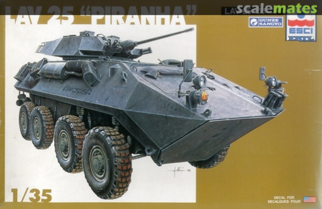 Boxart LAV-25 Piranha GE-505 Gunze Sangyo