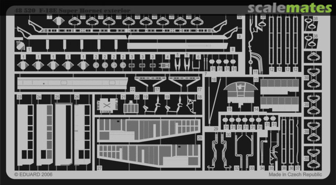 Boxart F/A-18E Exterior 48520 Eduard