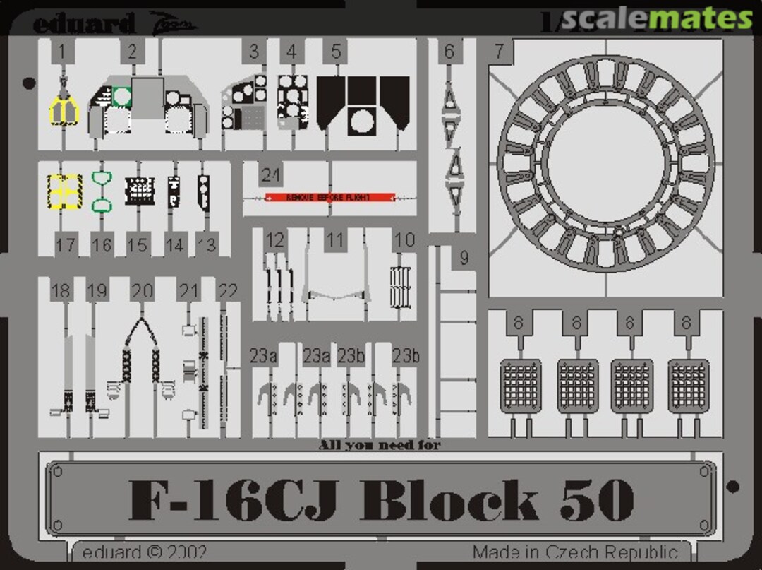 Boxart F-16CJ Block 50 FE204 Eduard