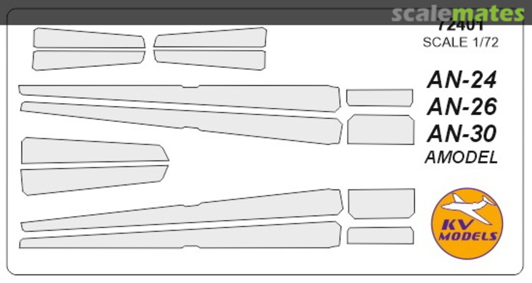 Boxart An-24 / An-26 / An-30 72401 KV Models