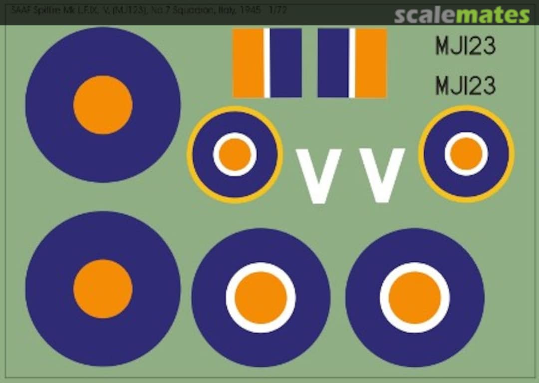 Boxart SAAF Spitfire Mk.L.F.IX MAV-480211 MAV Decals