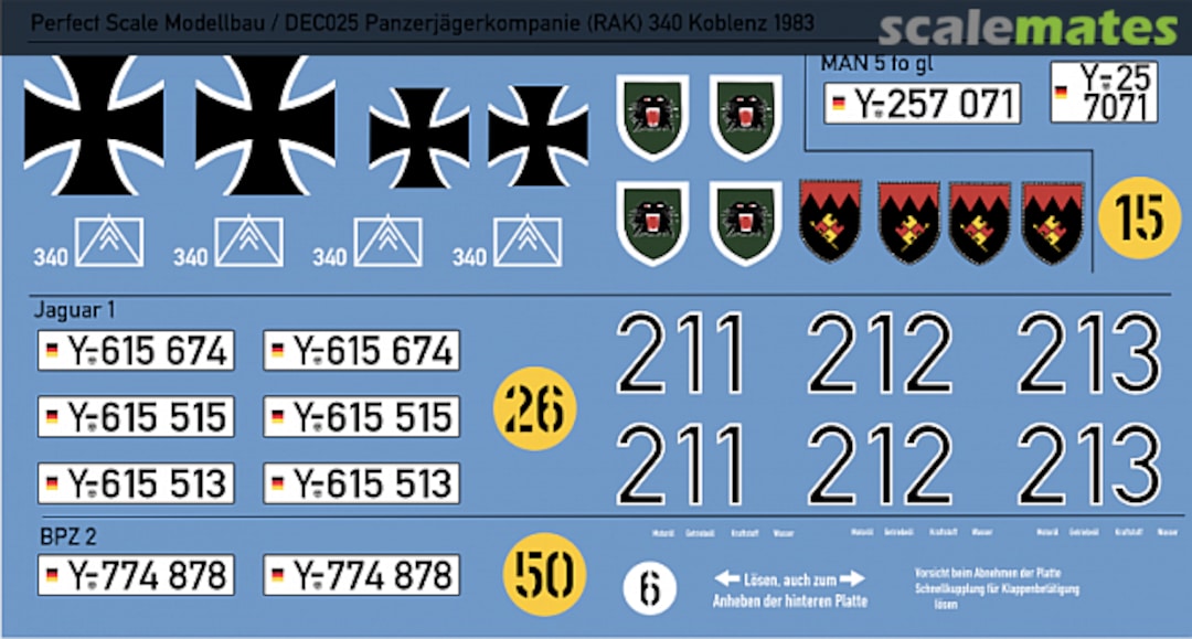 Boxart Panzerjägerkompanie 340 (RAK) DEC025 Perfect Scale Modellbau