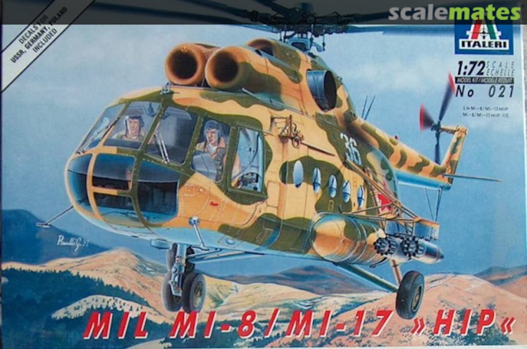 Boxart Mil Mi-8 / Mi-17 "Hip" 021 Italeri