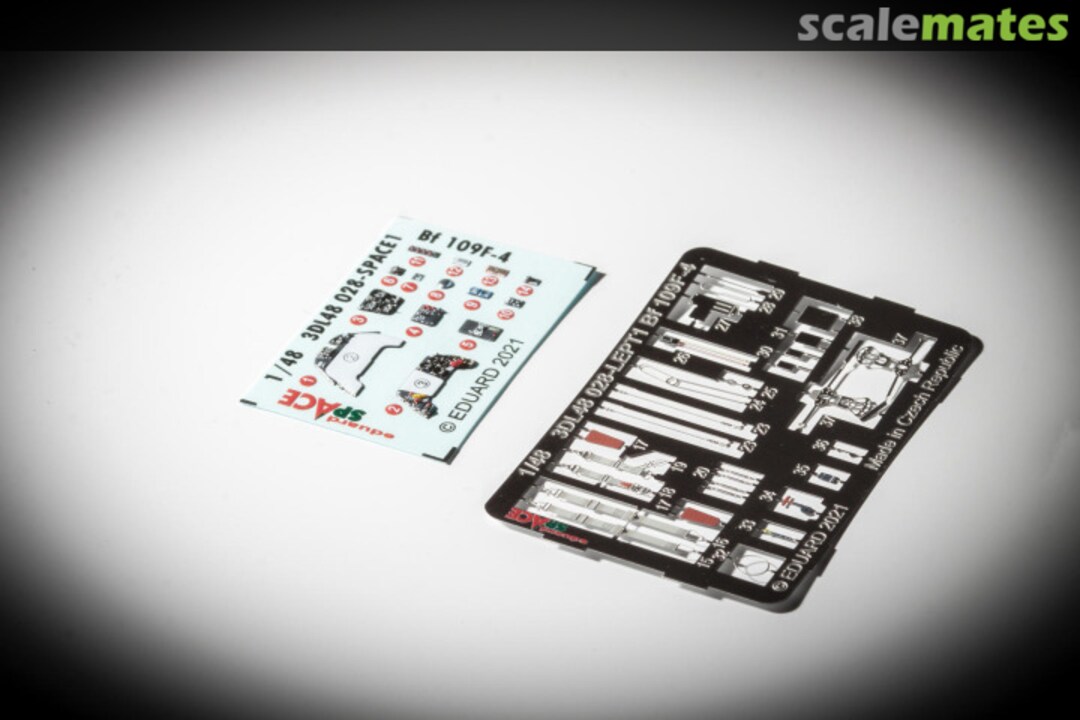 Contents Bf 109F-4 3DL48028 Eduard