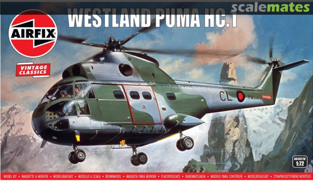 Boxart Westland Puma HC.1 A03021V Airfix